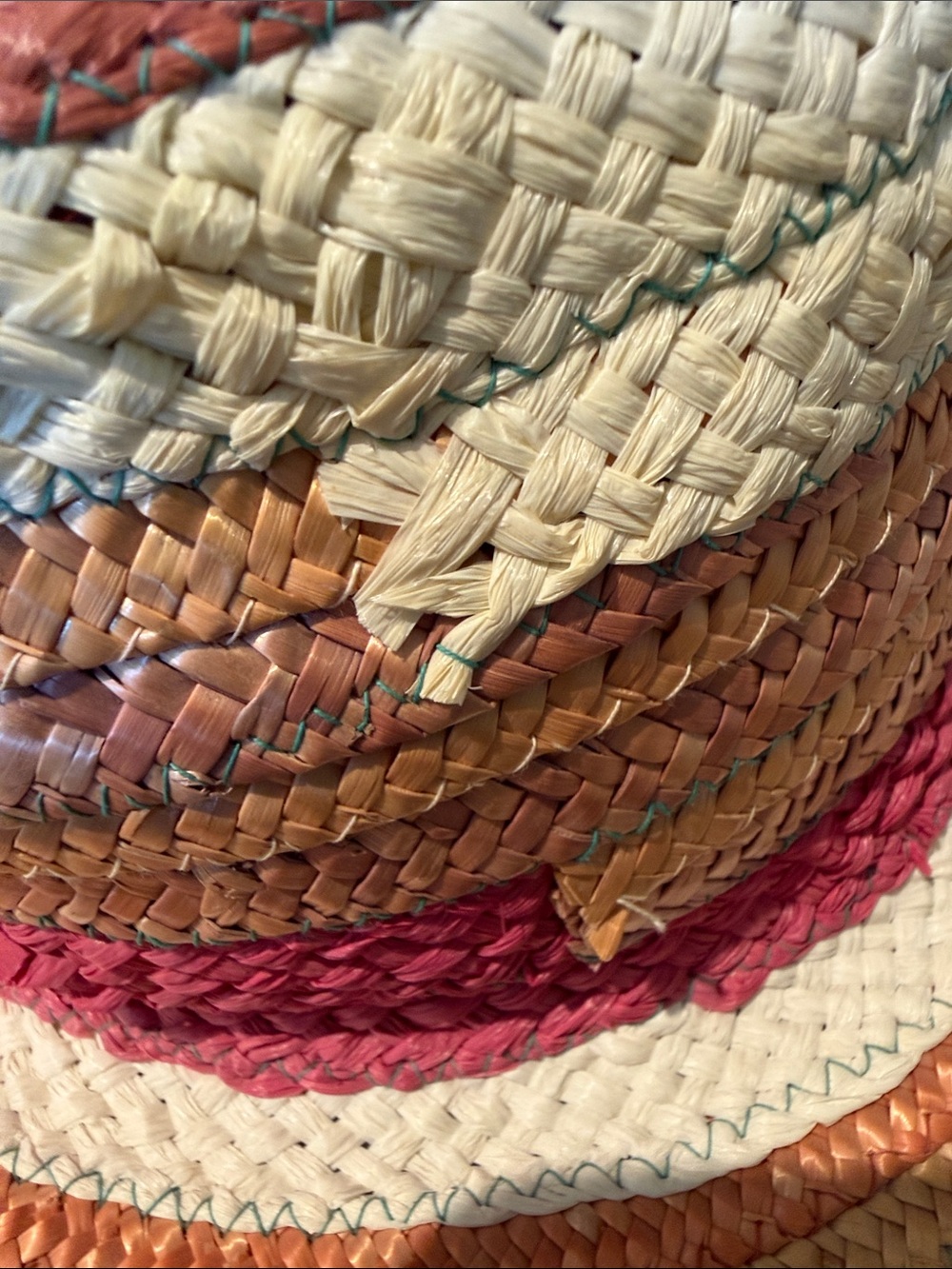 Vintage Miriam Lefcourt "Elegantly Yours" hand-crafted Italian straw hat - Picture 7 of 8